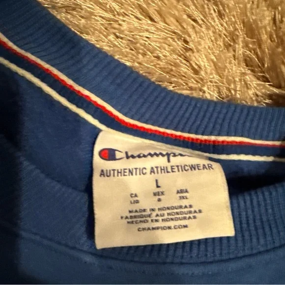 Women Champion Crewneck Sweater in Blue - Picture 5 of 5